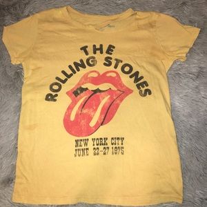 Rolling stone distressed t-shirt